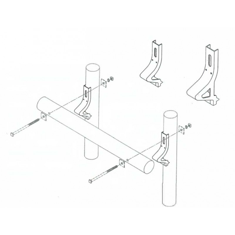 Transmission ''H'' Frame Cross Arm Support